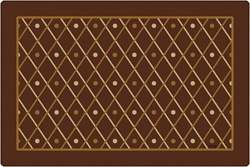 Classic Diamonds Rug - Rectangle - 6' x 9' - CFK12726 - Carpets for Kids