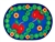 ABC Caterpillar Rug - Oval - 8'3" x 11'8" - CFK2216 - Carpets for Kids