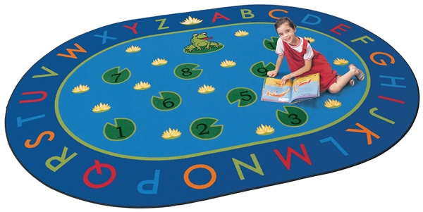 Hip Hop to the Top Rug - Round - 9' - CFK2409 - Carpets for Kids