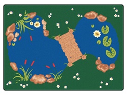 The Pond Rug - Rectangle - 5'10" x 8'4" - CFK3000 - Carpets for Kids