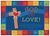 God is Love Learning Rug - Rectangle   - 4' x 6' - CFK83013 - Carpets for Kids