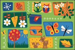 Nature's Toddler Rug Factory Second - Rectangle - 4' x 6' - CFKFS3401 - Carpets for Kids