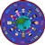 A World of Friends Rug - Round - 7'7" - JCX1928E - RTR Kids Rugs