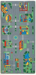 City Play Rug - Rectangle - 36" x 80" - LC104 - Learning Carpets