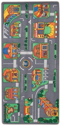 Let's Go Shopping Play Rug - Rectangle - 36" x 80" - LC171 - Learning Carpets