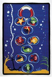 Sea-Scotch Play Rug - Rectangle - 36" x 52" - LC162 - Learning Carpets