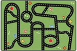 Drive & Play Accent Rug - CFK102X - Carpets for Kids