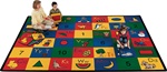 Blocks of Fun Rug Factory Second - Rectangle - 8'4" x 11'8" - CFKFS1312 - Carpets for Kids