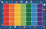 Fun with Phonics Rug Factory Second - Rectangle - 8'4" x 13'4" - CFKFS9614 - Carpets for Kids