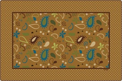 Paisley Pattern Rug - CFK1972XX - Carpets for Kids