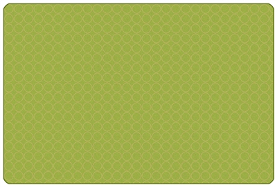 KIDSoft Comforting Circles Rug - Green/Tan