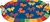 123 ABC Butterfly Fun Rug - Oval - 6'9" x 9'5" - CFK3506 - Carpets for Kids