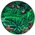 Real Jungle Floor Pixel Perfect Rug - Round - 6'