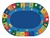 Learning Blocks Rug - Oval - 6'9" x 9'5" - CFK7006 - Carpets for Kids