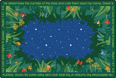 He Numbers the Stars Rug - CFK7651XX - Carpets for Kids
