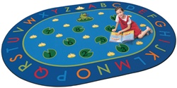 Hip Hop to the Top Rug Factory Second - Oval - 8'3" x 11'8" - CFKFS2416 - Carpets for Kids