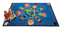 Great Commission Children's Rug Factory Second - Rectangle - 7'8" x 10'10" - CFKFS92017 - Carpets for Kids