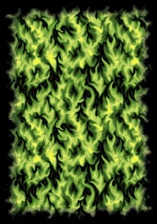 Inferno Rug - Green - Rectangle - 3'10" x 5'4" - JC1502B03 - Joy Carpets