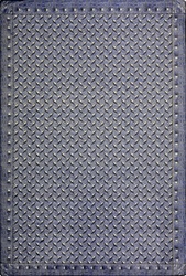 Diamond Plate Rug - Lead - Rectangle - 7'8" x 10'9" - JC1504D03 - Joy Carpets