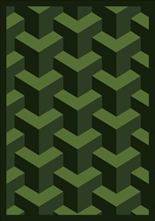 Rooftop Wall-to-Wall Carpet - Emerald - 13'6" - JC1505W09 - Joy Carpets