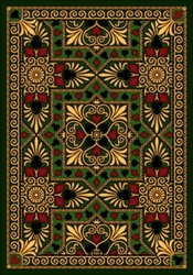 Jackpot Rug - Emerald - Rectangle - 7'8" x 10'9" - JC1507D03 - Joy Carpets