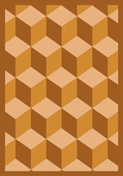 Highrise Rug - Wheat - Rectangle - 3'10" x 5'4" - JC1508B07 - Joy Carpets