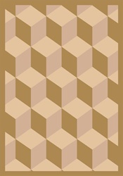 Highrise Rug - Beige - Rectangle - 5'4" x 7'8" - JC1508C02 - Joy Carpets