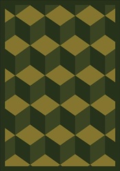 Highrise Rug - Olive - Rectangle - 7'8" x 10'9" - JC1508D01 - Joy Carpets