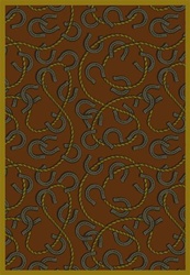 Rodeo Rug - Rust - Rectangle - 3'10" x 5'4" - JC1512B01 - Joy Carpets