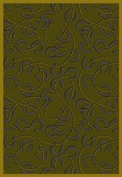 Rodeo Rug - Olive - Rectangle - 3'10" x 5'4" - JC1512B05 - Joy Carpets
