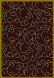 Rodeo Rug - Burgundy - Rectangle - 7'8" x 10'9" - JC1512D03 - Joy Carpets