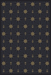 Mariners Tale Rug - Navy - Rectangle - 5'4" x 7'8" - JC1515C01 - Joy Carpets