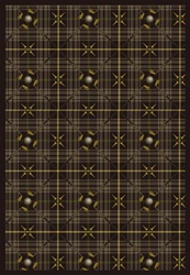 Saint Andrews Rug - Dark Brown - Rectangle - 5'4" x 7'8" - JC1524C04 - Joy Carpets