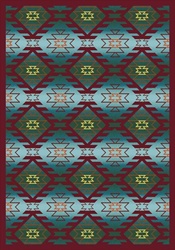 Canyon Ridge Rug - Desert Turquoise - Rectangle - 5'4" x 7'8" - JC1577C01 - Joy Carpets