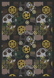 Blockbuster Rug - Charcoal - Rectangle - 5'4" x 7'8" - JC1585C02 - Joy Carpets