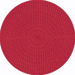 Legacy Faux Braided Rug - Red - Round - 7'7" - JC1631E02 - Joy Carpets