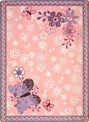 Flower Fields Rug - Rectangle - 3'10" x 5'4" - JC1654B - Joy Carpets