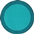 All Around Rug - Teal - Round - 7'7" - JCX1898E06 - RTR Kids Rugs