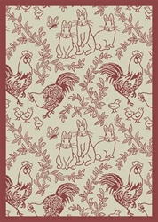 Feathers & Fur Rug - Rose - Rectangle - 5'4" x 7'8" - JC428C01 - Joy Carpets