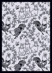 Feathers & Fur Wall-to-Wall Carpet - Black - 13'6" - JC428W06 - Joy Carpets