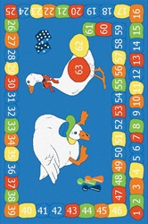 Goose On The Loose Play Rug - Rectangle - 40" x 60" - LC175 - Learning Carpets