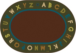 Alphabet Circletime Rug - Nature - CFK107XX - Carpets for Kids