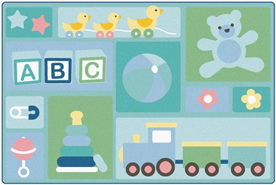KIDSoft Babys Basics Toddler Rug - CFK3354, CFK3356 - Carpets for Kids