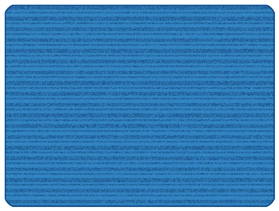 KIDSoft Subtle Stripes Rug - Primary Blue
