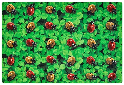 Real Ladybug Seating Pixel Perfect Rug - Rectangle - 6' x 9'