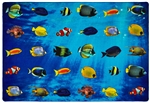 Friendly Fish Pixel Perfect Seating Rug - Rectangle - 8' x 12'
