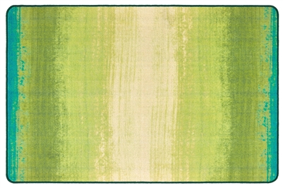 Green Acres Stripes Pixel Perfect Rug