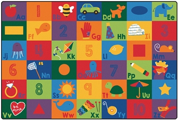 Sequential Seating Literacy Rug - CFK67XX - Carpets for Kids