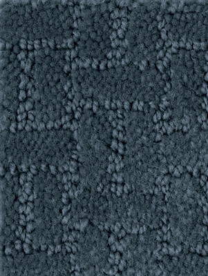 Soft Touch Texture Blocks Rug - Slate Blue - Rectangle - 7'6" x 12'