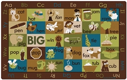 Rhyme Time Rug Factory Second - Nature - Rectangle - 7'6" x 12' - CFKFS59762 - Carpets for Kids